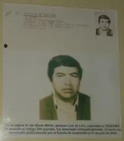 Luis de Lión's entry in "Diario Militar" (Casa Museo Luis de Lión)