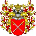 Historical coat of arms of the settlement of Lyptsi