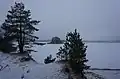 Männiku Quarry in winter