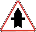 204 Intersection of a priority road with a minor road