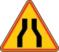 901 Road narrows