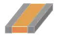 Low-ESL design of an MLCC chip