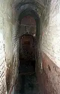 Entrance to the crypt
