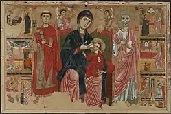 Master of the Magdalen, with Saints Leonard and Peter and Scenes from the Life of Saint Peter, c. 1270
