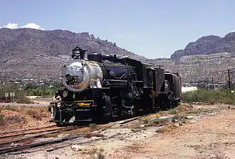 Magma Arizona Railroad east of Superior, June 1967