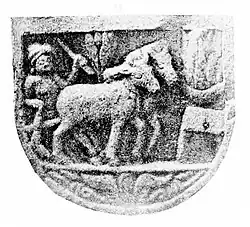 Ploughing scene