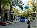 Makariou Avenue during the afternoon (December 2012)