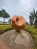 “Taiji”. 2005, copper, stones, concrete – Kunming (Yunnan)