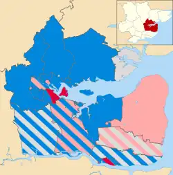 2003 results map