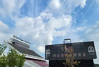 Scoreboard exterior