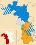 2003 results map