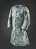 Bizarre silk waistcoat with sleeves, France, c. 1715.[2] LACMA M.2007.211.40