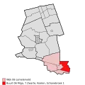 Location in the municipality