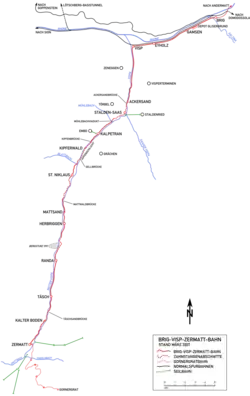 Route map.