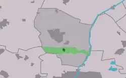Location in Leeuwarderadeel municipality
