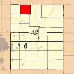 Location within Butler County