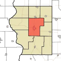 Location in Sullivan County