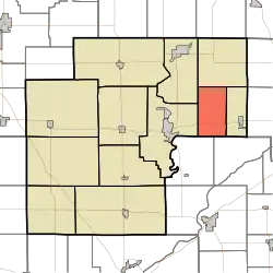 Location in White County