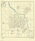 1950s map of Behbahan
