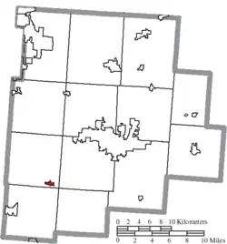 Location of Amanda in Fairfield County