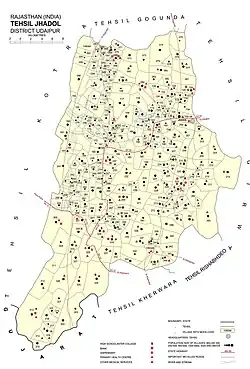Jhadol tehsil