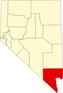 Location in the state of Nevada