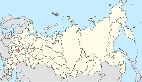 Location of Qasim Khanate