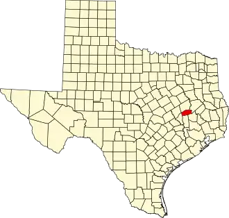 State map highlighting Madison County