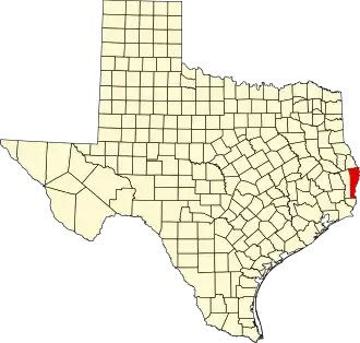 State map highlighting Newton County