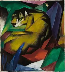 Der Tiger, The Tiger (1912), Lenbachhaus in Munich