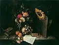 Vanitas with Sunflower and Jewelry Box, c. 1665, Rijksmuseum