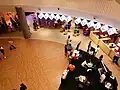 One of the themed spaces within the mall, known as Market Square.