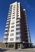New high rise building in centre of Märsta