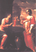 Giovanni Martinelli, Christ and the Samaritan at the Fountain, 1638