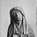 Heinrich Brabender, detail of Mary, the Blessed Virgin, c.1500, Falkenhof Museum