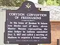 Grand Masonic Lodge historical marker
