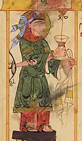 Female servant. Amid, modern-day Diyarbakır, Turkey, 1206 (Ms. Ahmet III 3472).[21]