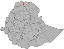 Location of Medebay Zana