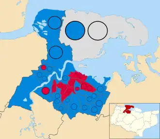 2019 results map