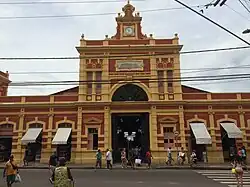 Main pavilion of market.