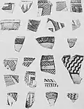 Mesa Verde Pueblo II Mancos Black-on-White Pottery Source: National Park Service