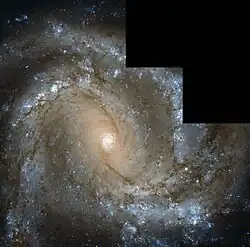 Messier 61 image using data from Hubble's Wide Field Camera 2