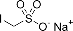 Skeletal formula of methiodal