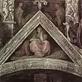 Jesse spandrel, before restoration