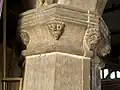 Detail of carving on one of the pillars