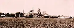 A photograph of the settlement in 1947