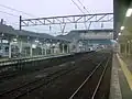 View of station platforms