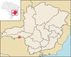 Location of Água Comprida