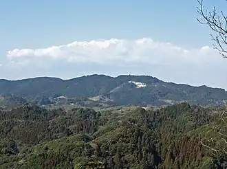 The NW view from third observatory. Mount Mineoka-Atago&nbsp;[ja] in the center.