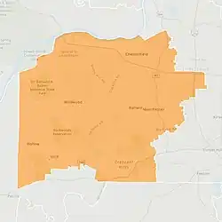 Map of the district